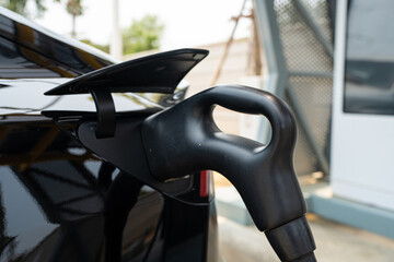 Electric car charge station zero emission power
