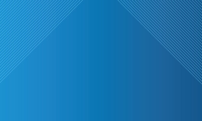 Abstract blue background featuring a subtle gradient and diagonal line pattern forming a triangle shape at the top. Ideal for business, tech presentations, banners, or modern layouts.