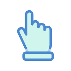 Hand Pointer Cursor Icon for Selection and Interaction