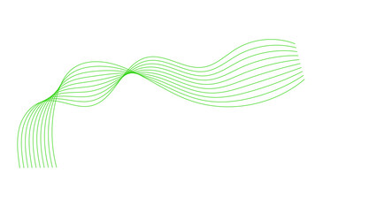 Abstract colorful wave element for design. Digital frequency track equalizer. Stylized line art background. Vector illustration.Wave with lines created using blend tool.Curved wavy line, smooth stripe