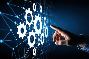 Interconnected Gears  Digital Technology and Innovation