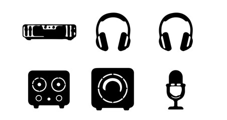 Abstract darkness: A seamless black background for graphic design elements