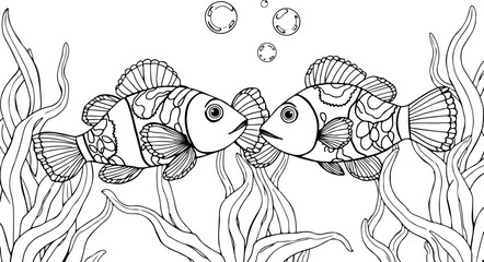 a "Sea World Coloring Book". 
