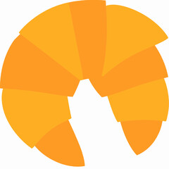Abstract Circular Design in Orange Tones Modern Geometric Illustration on a White Background Dynamic and Eye Catching for Creative Projects
