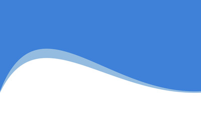 Abstract background design with smooth curves of blue and black