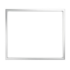 white photo frame PNG