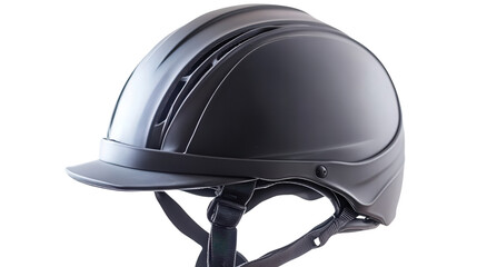 Horse riding helmet for safety background isolated on a Transparent background, PNG file.