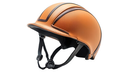 Horse riding helmet for safety background isolated on a Transparent background, PNG file.