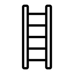 step ladder line icon