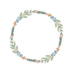 wreath of flowers