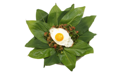 Holy Basil isolated transparent background