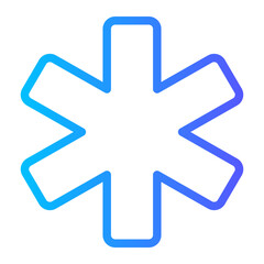 Obraz premium sign gradient icon