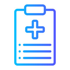 Fototapeta premium patient therapy gradient icon