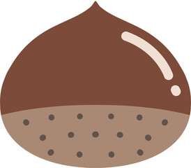 가을 밤 열매 캐릭터