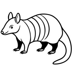 Zorilla Ink Outline Wildlife Design