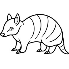 Zorilla Ink Outline Wildlife Design