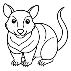 Zorilla Ink Outline Wildlife Design