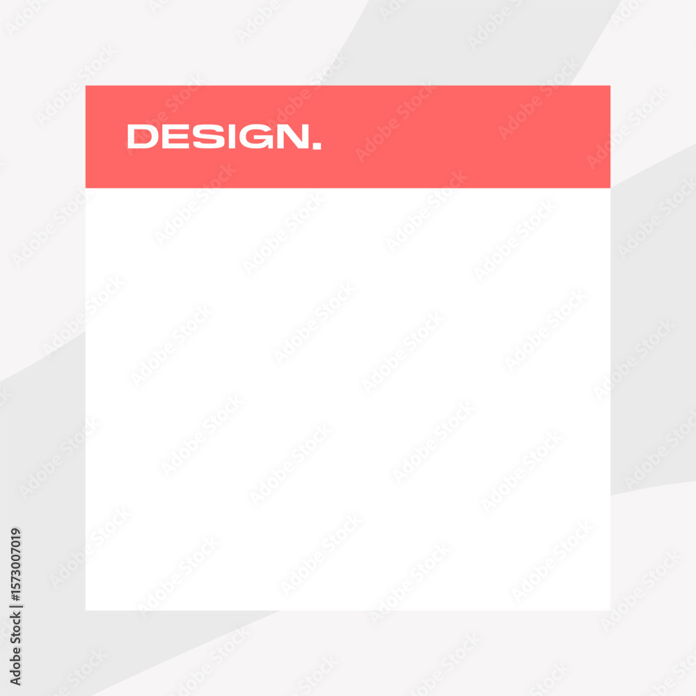 Poster modern pop up window illustration. design overlay element.
