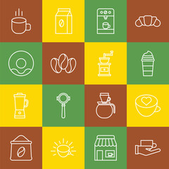 A Set of Coffee Icons