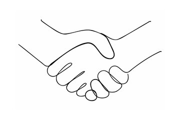 Handshake agreement partnership connection business
