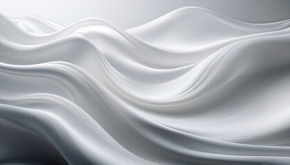 Obraz premium soft digital abstract texture with gradients in white and smooth waves