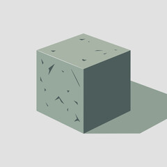 Illustration of a Single Concrete Masonry Unit