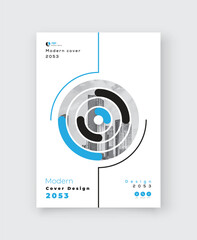 Corporate cover design template in A4. Can be used for Brochure, Annual Report, Magazine, Flyer, Poster