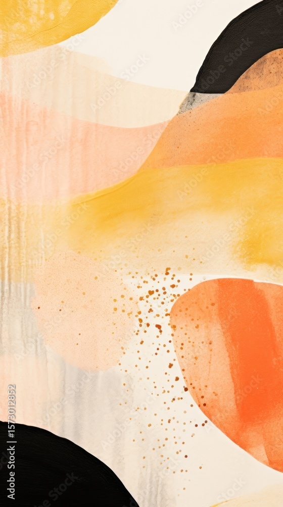 Poster hint of memphis autumn backgrounds abstract textured.