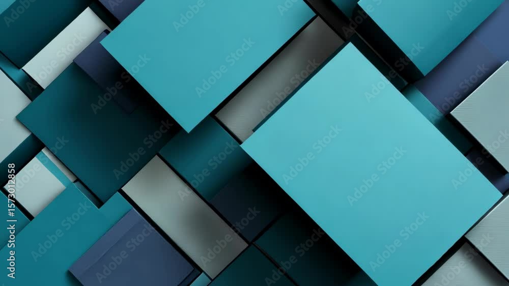 Aufkleber engaging with layered geometric shapes in a modern design showcases depth and texture in a stunning 