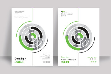 Corporate cover design template in A4. Can be used for Brochure, Annual Report, Magazine, Flyer, Poster
