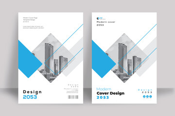 Corporate cover design template in A4. Can be used for Brochure, Annual Report, Magazine, Flyer, Poster