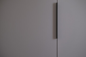 Minimal cabinet black door handle