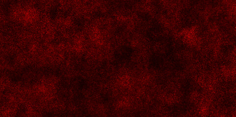 Abstract red grunge natural smooth cement concrete floor and plaster dirty wall background texture. red marble texture and red paper texture. plastered long panoramic concrete wall background.