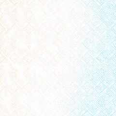 Abstract Geometric Background with Diagonal Lines in Blue and Orange Gradient