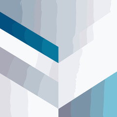 Abstract Geometric Pattern with Blue Gray and White Triangles Decorative Minimalist Background Texture in Modern Style