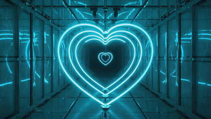 heart in the window of the house