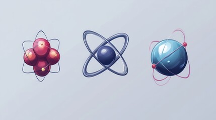 Atomic Structure: A Visual Representation of Subatomic Particles