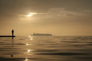 Man and the sea- awaiting