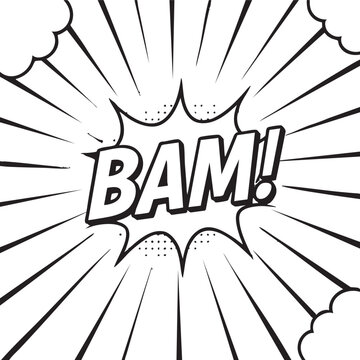 Dynamic Comic Book Smash! Action-Packed Word Art Graphic Design