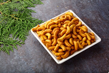 Kerala snack food- cashew biscuits.