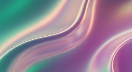 Obraz premium Abstract iridescent background with flowing pastel colors and smooth texture