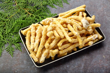 Homemade delicious sweetened rice flour noodles- maduraseva, sev. 