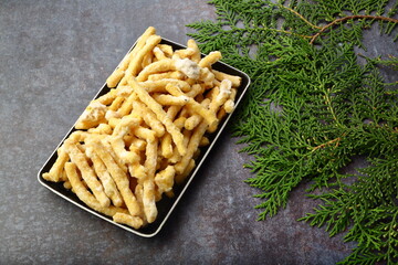 Homemade delicious sweetened rice flour noodles- maduraseva, sev. 