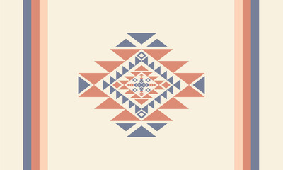Geometric ethnic seamless pattern colorful. traditional ethnic oriental style vector pattern