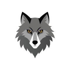 vector illustration of a wolf