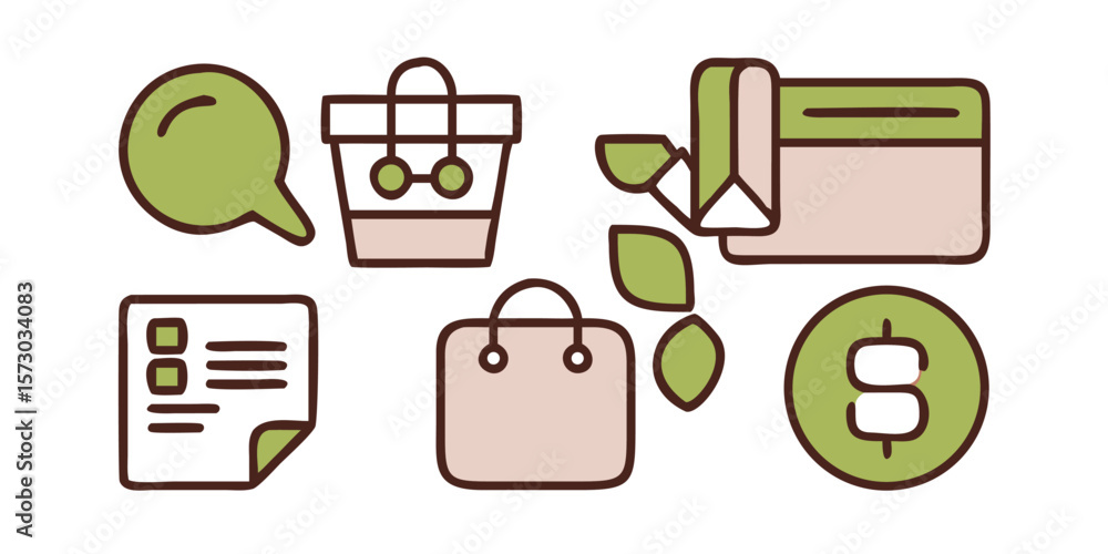 Poster comprehensive business icon set featuring a trendy line style suitable for various applications such
