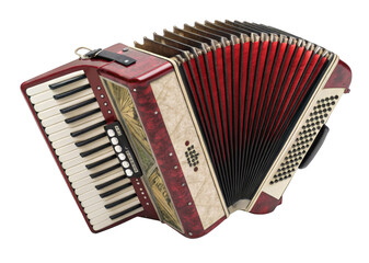 accordion isolated on a transparent background.	