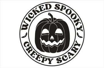 Hippie halloween svg, halloween svg design bundle, Retro halloween svg, happy vector, pumpkin, witch, spooky, ghost, funny halloween t-shirt quotes Bundle, Cut File Cricut