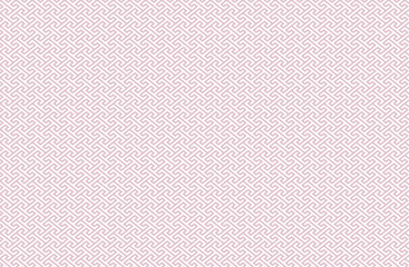 くすみ赤紫の工字繋ぎ文様（和柄・ベクター素材）