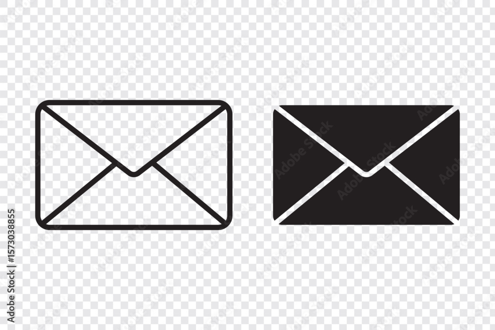 Poster envelope icon, mail icon vector for web, computer and mobile app